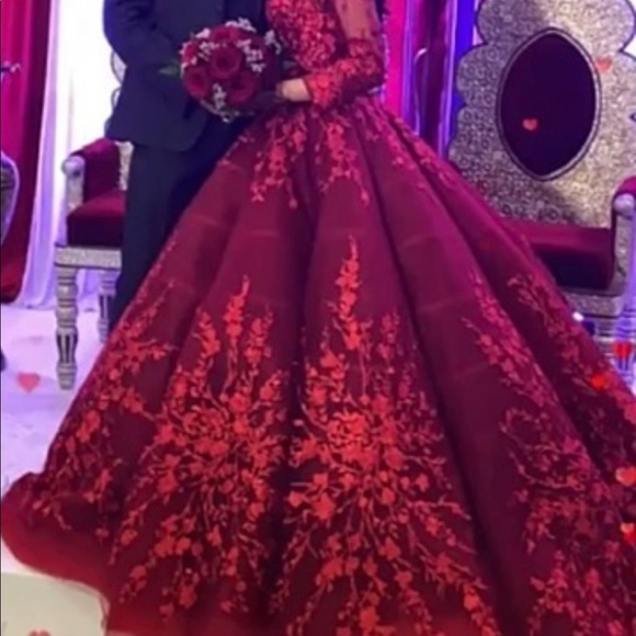 Turkish made Red Engagement dress! - Picture 3 of 6